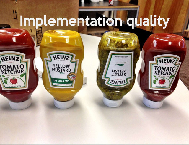 Implementation quality
