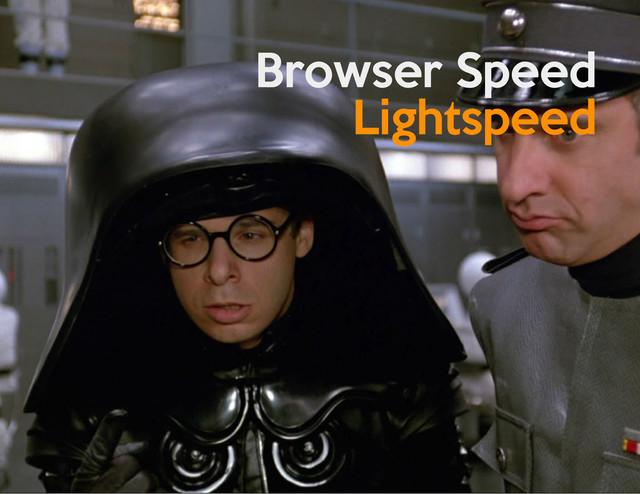 Browser Speed
Lightspeed
