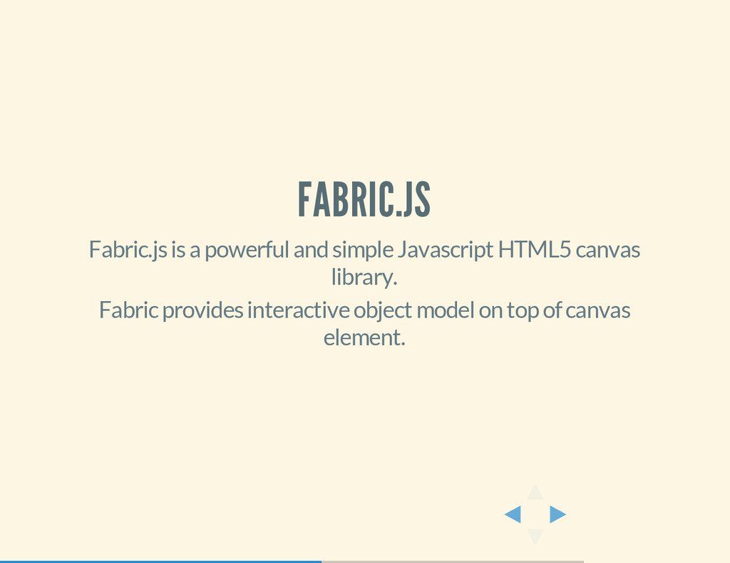 Using Fabric.js for Interactive HTML5 Canvas Applications Speaker Deck