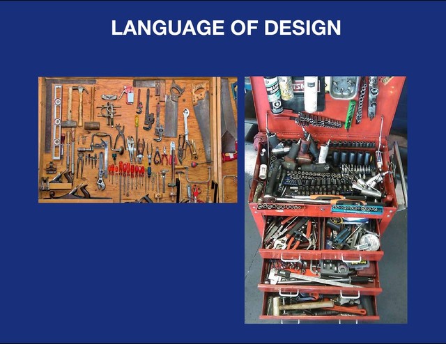 DESIGN BASIC TRAINING
LANGUAGE OF DESIGN
