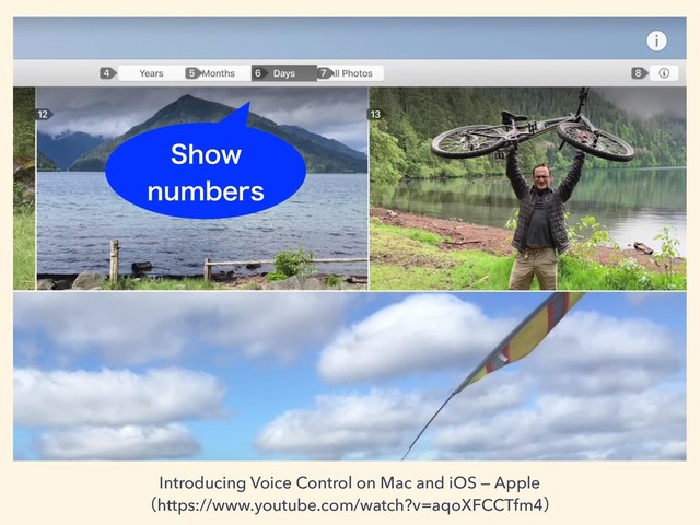 Introducing Voice Control on Mac and iOS — Apple
ʢhttps://www.youtube.com/watch?v=aqoXFCCTfm4ʣ
4IPX
OVNCFST
