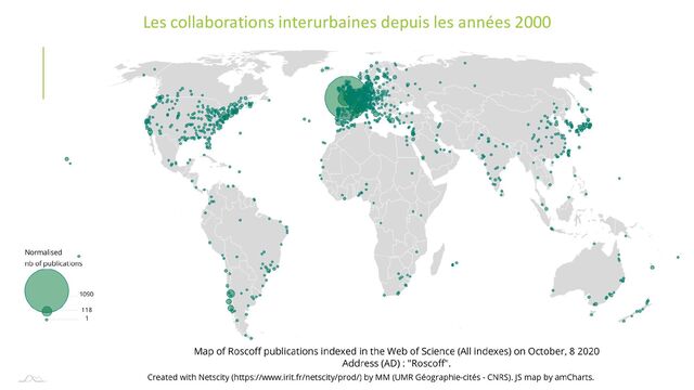 Les collaborations interurbaines depuis les années 2000
