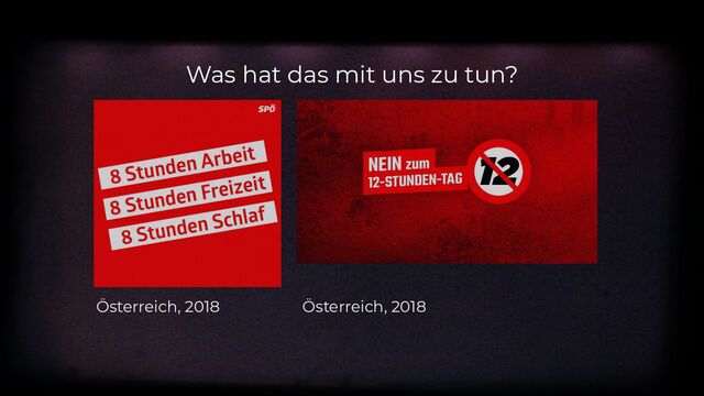 Österreich, 2018 Österreich, 2018
Was hat das mit uns zu tun?
