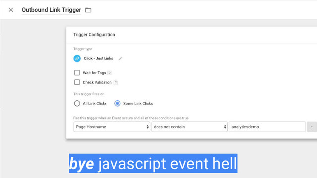 bye javascript event hell
