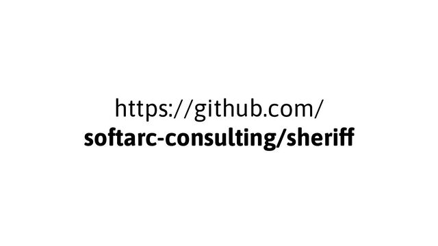 https://github.com/
softarc-consulting/sheriff
