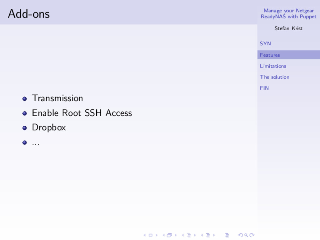 readynas ulta 2 ssh addons