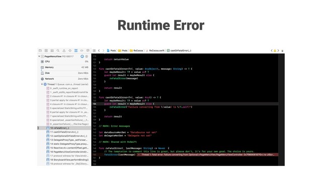 Runtime Error
