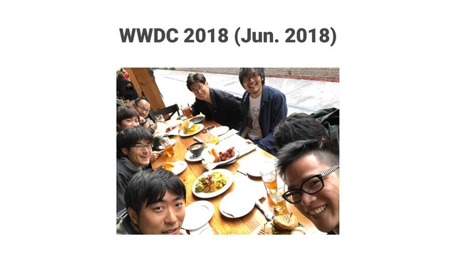 WWDC 2018 (Jun. 2018)
