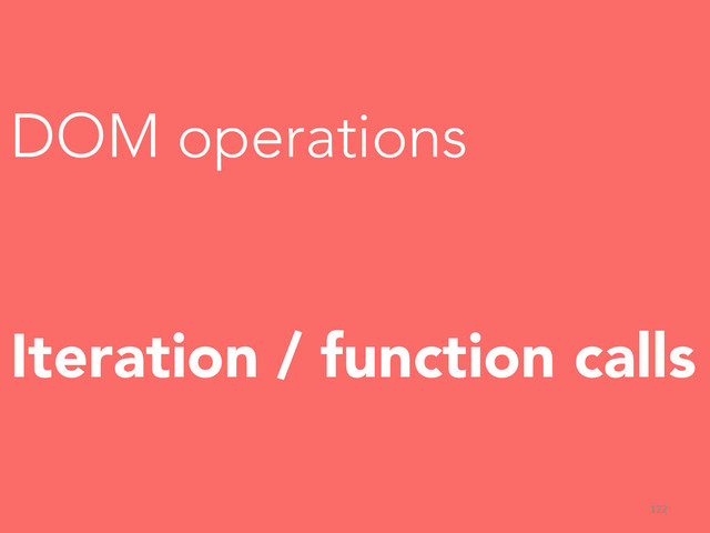 DOM operations

Iteration / function calls
122	  
