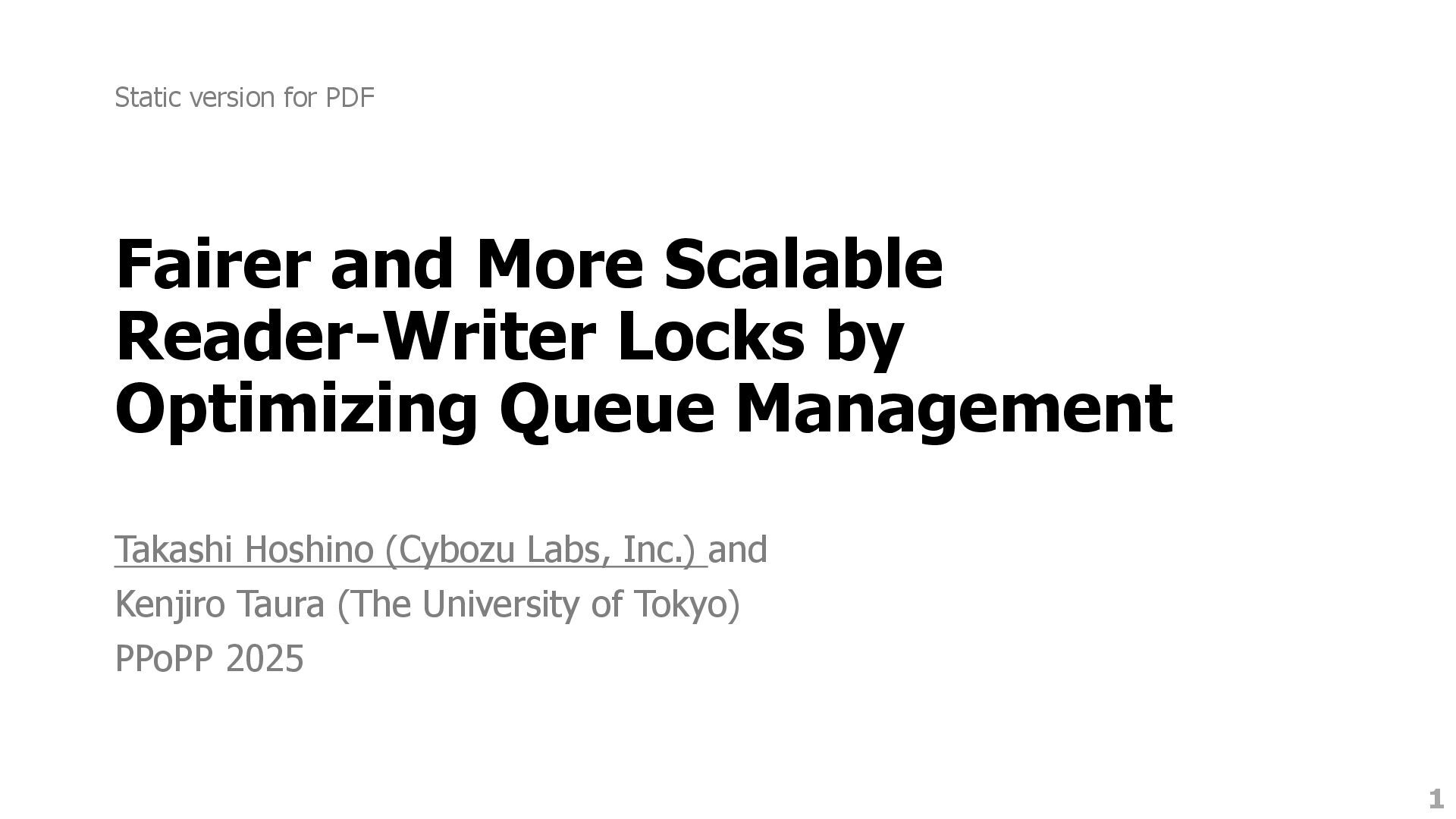 Slide Top: Fairer and More Scalable Reader-Writer Locks by Optimizing Queue Management