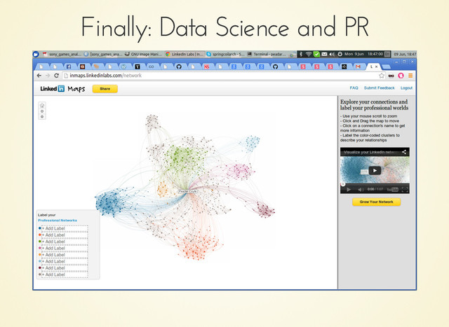 Finally: Data Science and PR
Finally: Data Science and PR
