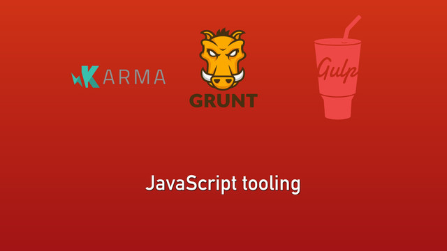 JavaScript tooling
