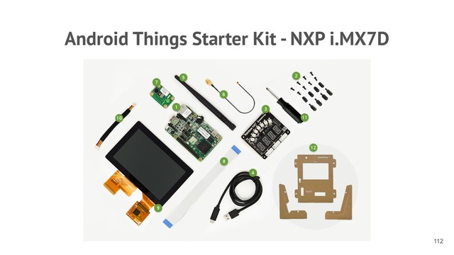 Android Things Starter Kit - NXP i.MX7D
!112

