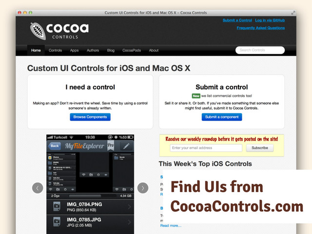 Find UIs from
CocoaControls.com

