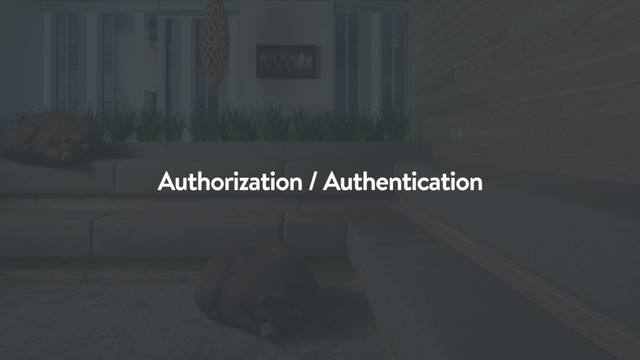 Authorization / Authentication
