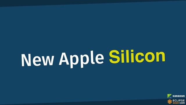 New Apple Silicon
