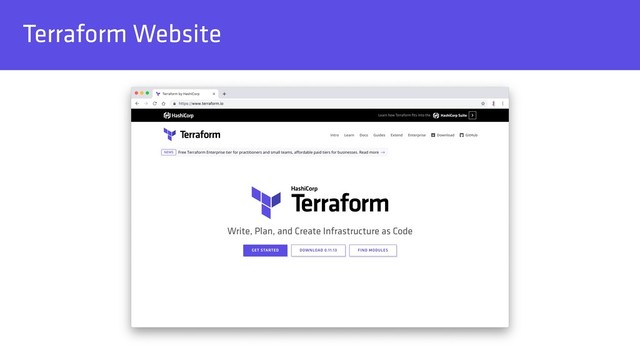 Terraform Website
