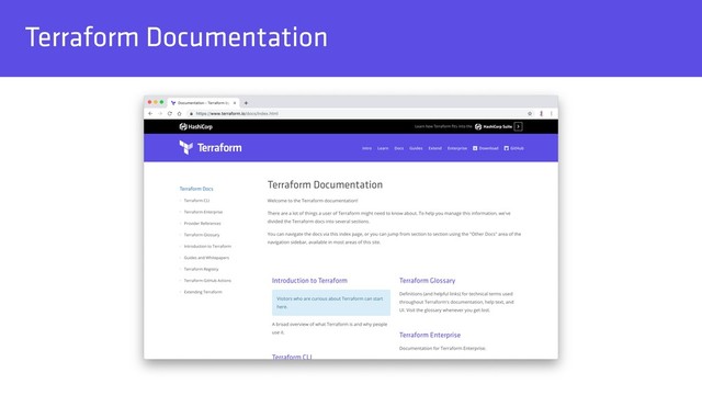 Terraform Documentation
