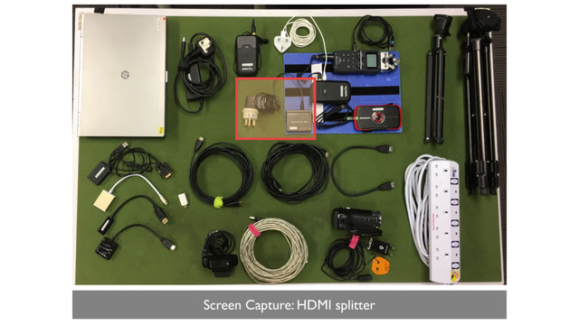Screen Capture: HDMI splitter
