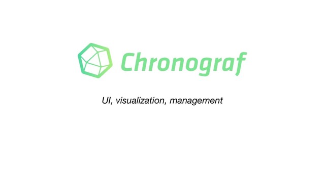 UI, visualization, management

