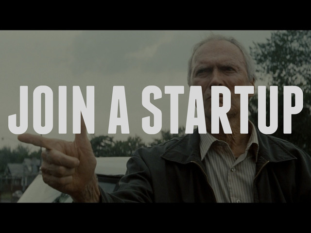 JOIN A STARTUP
