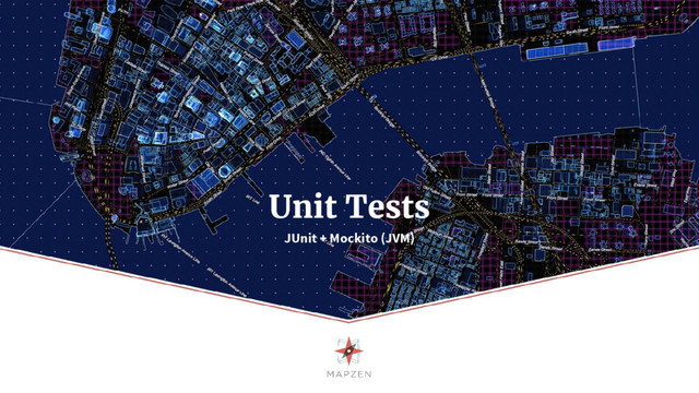 Unit Tests
JUnit + Mockito (JVM)
