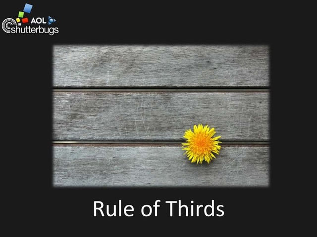 Rule of Thirds
