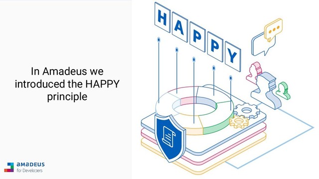 In Amadeus we
introduced the HAPPY
principle
