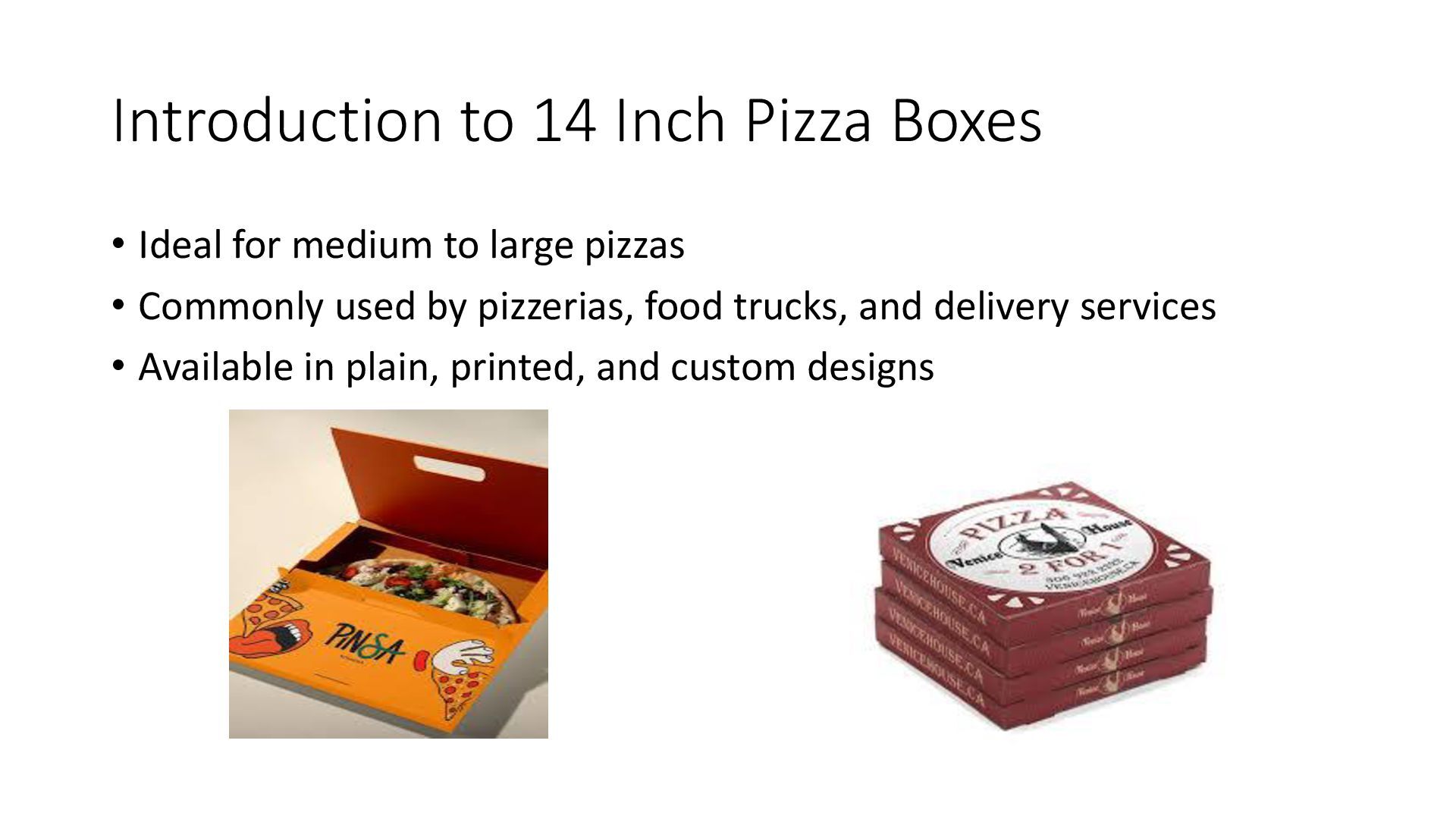 Best ways to Purchase 14 Inch Pizza Boxes - Speaker Deck