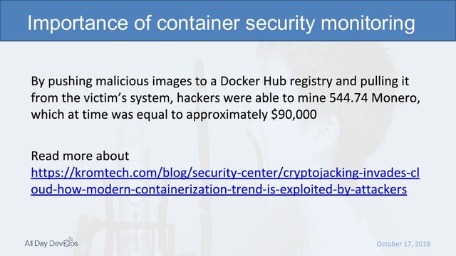 Importance of container security monitoring
