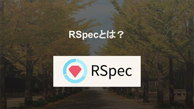 RSpecとは？
