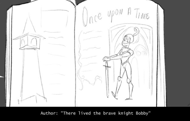 Author: "There lived the brave knight Bobby"
