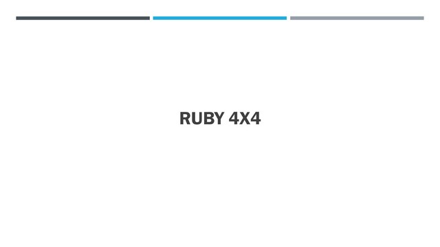 RUBY 4X4
