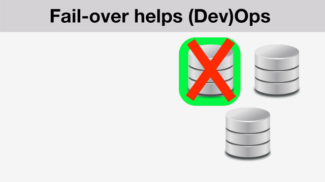 Fail-over helps (Dev)Ops

