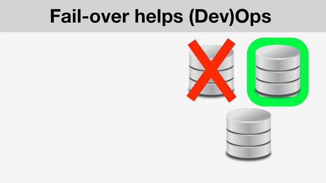 Fail-over helps (Dev)Ops
