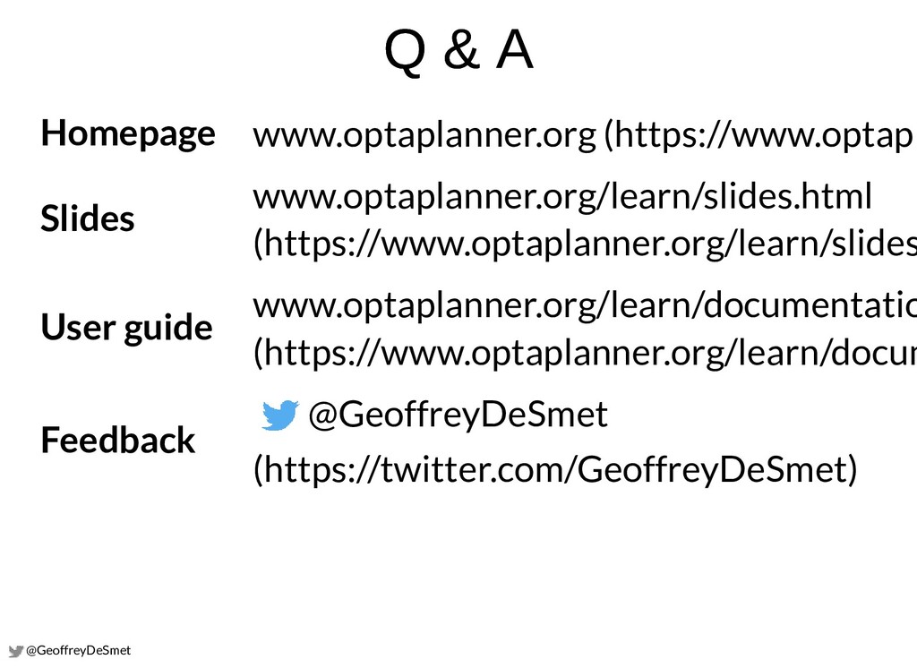 OptaPlanner User Guide