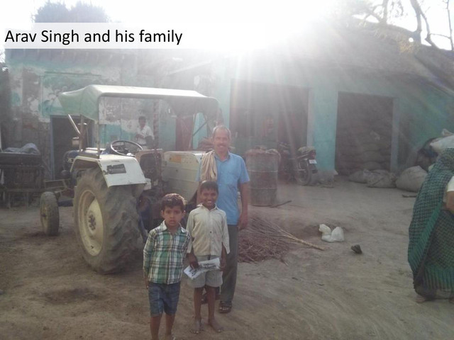 Arav Singh and his family
