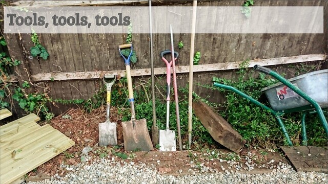 Tools, tools, tools
