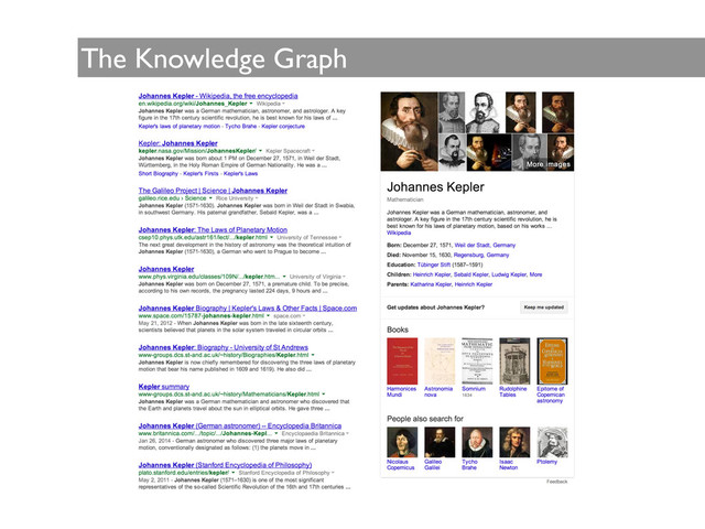 The Knowledge Graph
