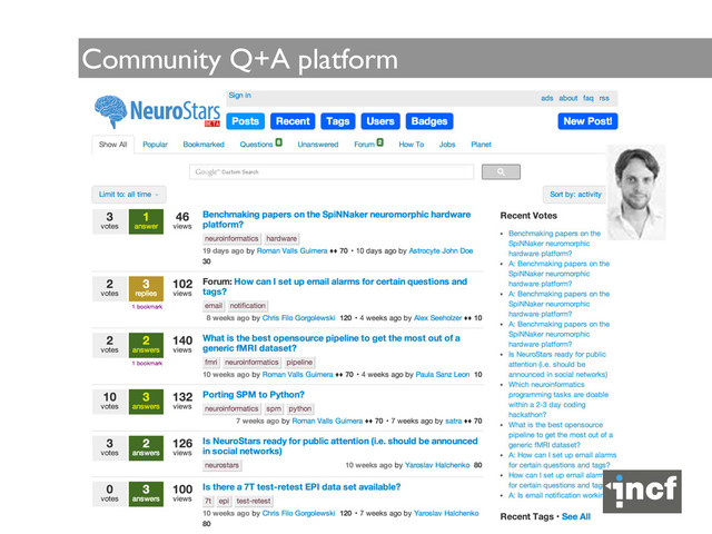 Community Q+A platform
