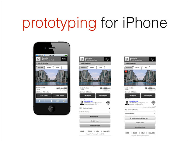 prototyping for iPhone
