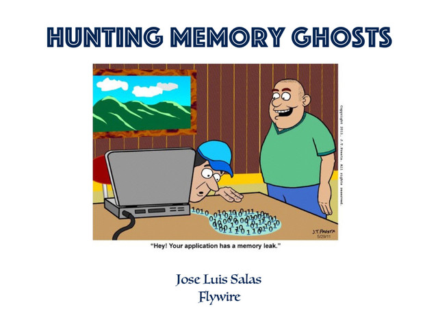 Hunting memory ghosts
Jose Luis Salas
Flywire
