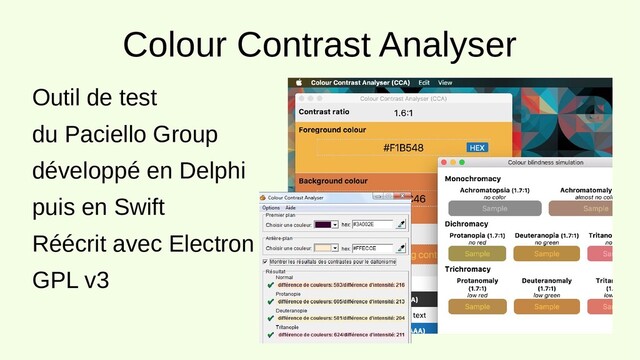 Vérifier le contraste suffisant, librement ? - Speaker Deck
