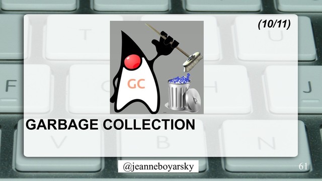 @jeanneboyarsky
GARBAGE COLLECTION
(10/11)
61
