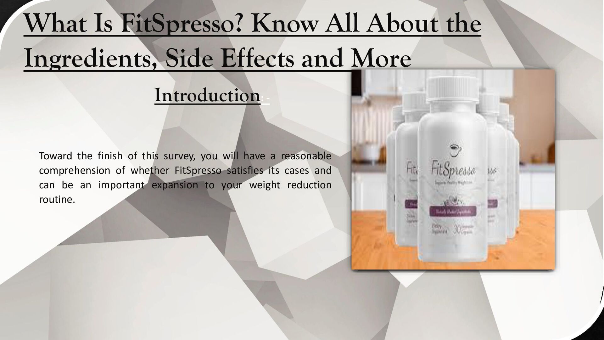 What Is FitSpresso? Know All About the Ingredients, Side Effects and - What Are The Side Effects Of Fitspresso