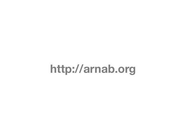 http://arnab.org
