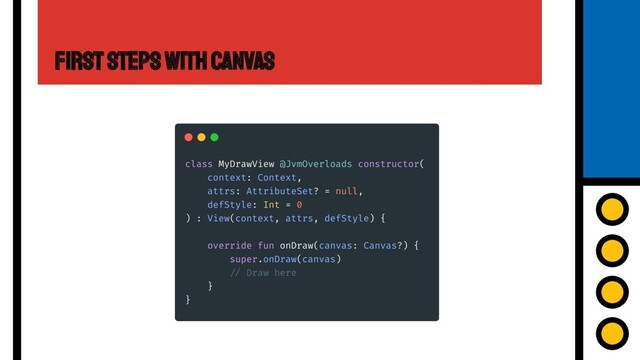 First Steps with Canvas
