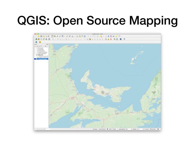 QGIS: Open Source Mapping
