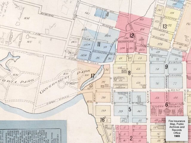 Fire Insurance
Map, Public
Archives and
Records
Oﬃce

1903
