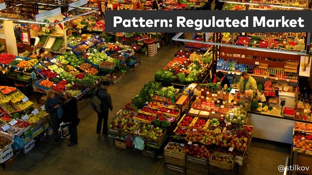 Pattern: Regulated Market
@stilkov
